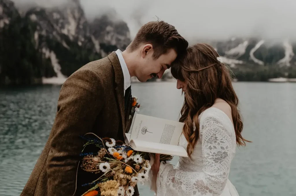 Love Among the Peaks: A Stunning Elopement in the Heart of the Dolomites 4 Romantic Dolomites elopement