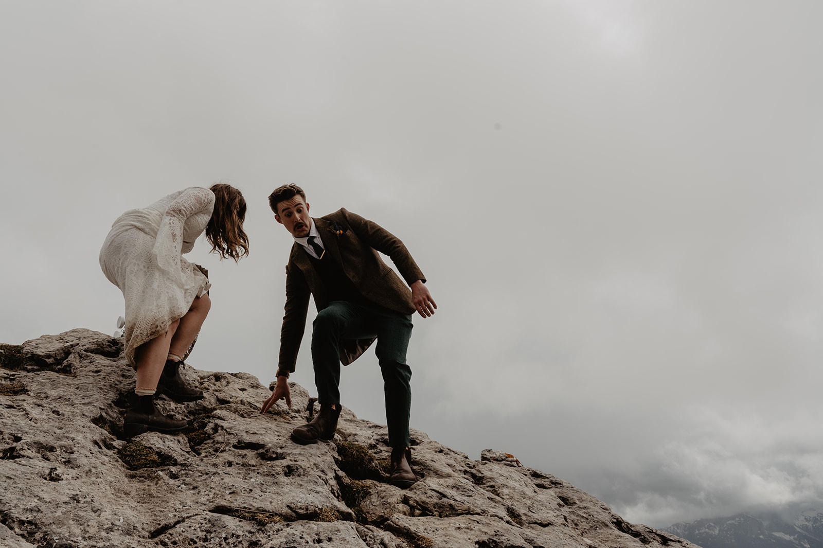 Destination Elopement Photographers Italy Europe | In Bianco e Nero 26 elopement photographer in dolomites